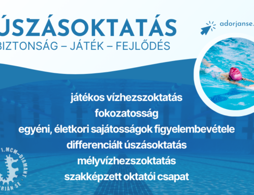 Úszásoktatás az Adorján Sportegyesületnél!